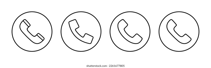 Call icon vector for web and mobile app. telephone sign and symbol. phone icon. contact us 