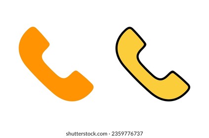 Call icon vector for web and mobile app. telephone sign and symbol. phone icon. contact us 