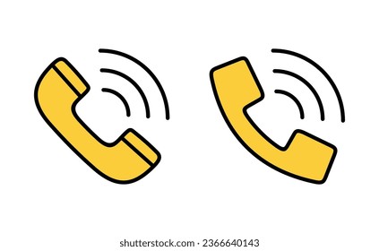 Call icon vector for web and mobile app. telephone sign and symbol. phone icon. contact us 
