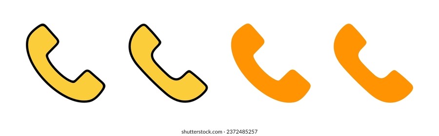 Call icon vector for web and mobile app. telephone sign and symbol. phone icon. contact us 