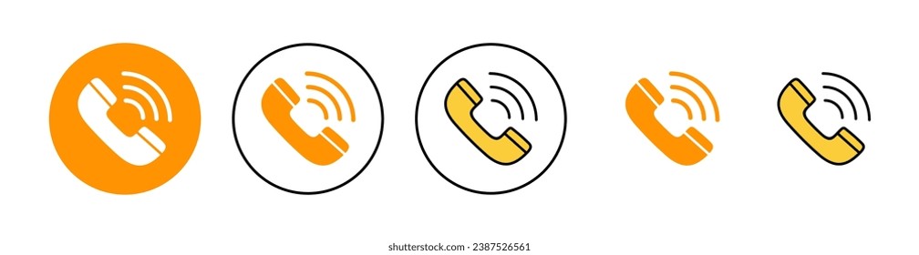 Call icon vector for web and mobile app. telephone sign and symbol. phone icon. contact us 