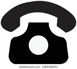 icono de llamada en fondo blanco
