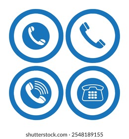 Call icon,Phone icon, Telephone and Mobile Phone symbol pack