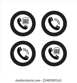 Call icon,Phone icon, Telephone and Mobile Phone symbol pack