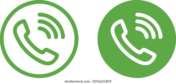 Call icons set  vector illustration on white background