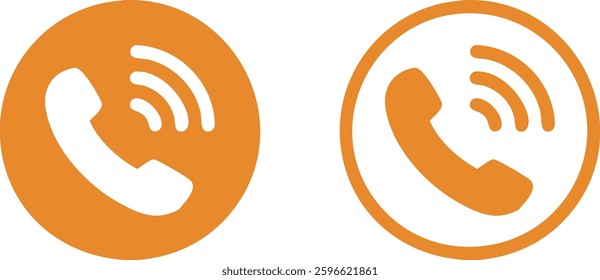 Call icons set  vector illustration on white background