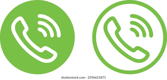 Call icons set  vector illustration on white background