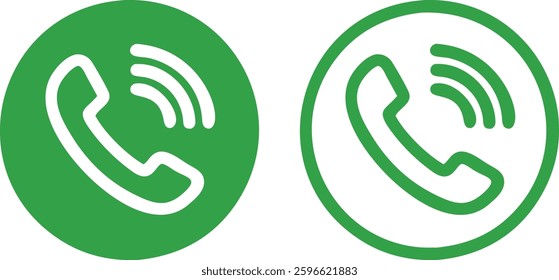 Call icons set  vector illustration on white background