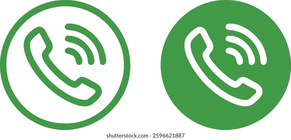 Call icons set  vector illustration on white background