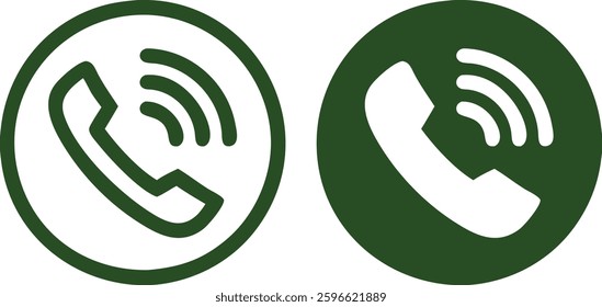 Call icons set  vector illustration on white background