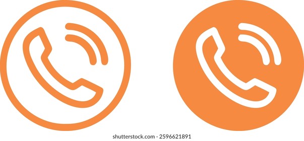 Call icons set  vector illustration on white background
