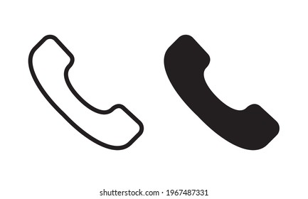 Call line icon, Call symbol vecto