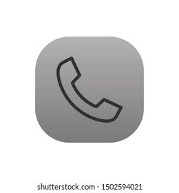 Call  - Line Vector Icon