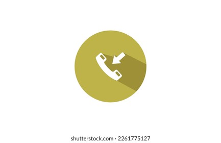 Diseño de iconos de registro de llamadas. Plantilla de diseño vectorial moderno
