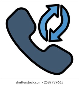 Call Log Icon Element For Design