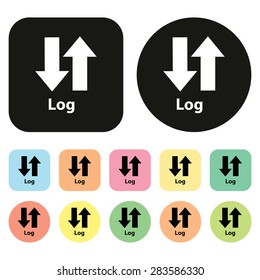 Call Log Icon. Logs Icon. Vector