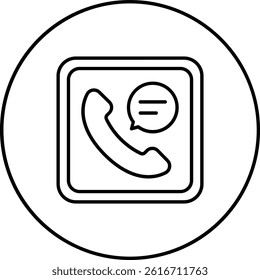Call Log vector icon. Can be used for printing, mobile and web applications.