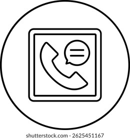 Call Log vector icon. Can be used for printing, mobile and web applications.
