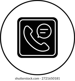 Call Log vector icon. Can be used for printing, mobile and web applications.