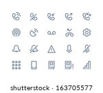 Call logs icons. Line series