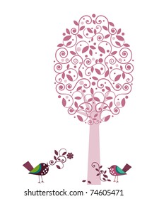 chamada de pássaros de amor