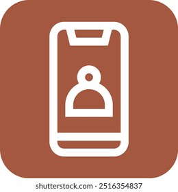 Call maid Vector Icon Design Illustration