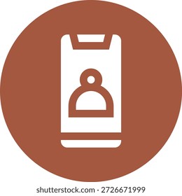 Call maid Vector Icon Design Illustration