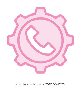 call managementduotone line icon, vector, pixel perfect, illustrator file 