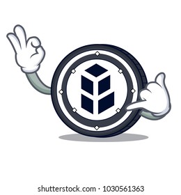 Call me bancor coin mascot cartoon