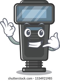 Call me camera flash with the  character