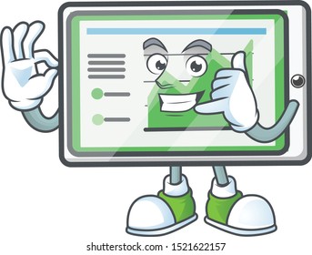 Call me up chart horizontal table on white background