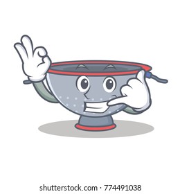 Call me colander utensil character cartoon