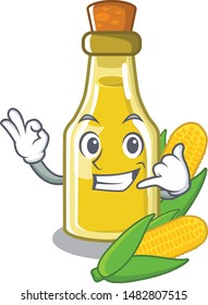 Call me corn oil in the character shape