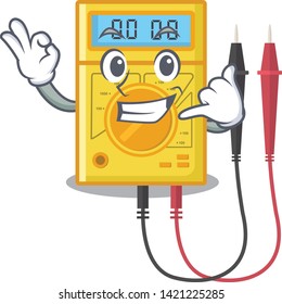 Call me digital multimeter sticks to the cartoon wall