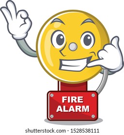 Call me fire alarm in the a cartoon