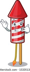 Call me fireworks rocket on in the cartoon