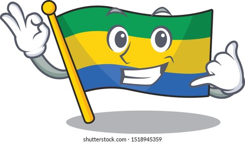 Call me flag gabon stored in drawer character