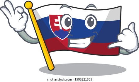 Call me flag slovakia folded the cartoon drawer