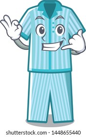 Call me folded pajamas in a cartoon closet