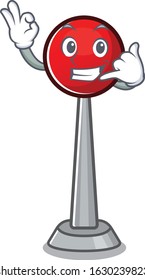 Call me funny antenna mascot picture style