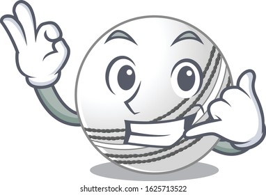 Call me funny cricket ball mascot picture style