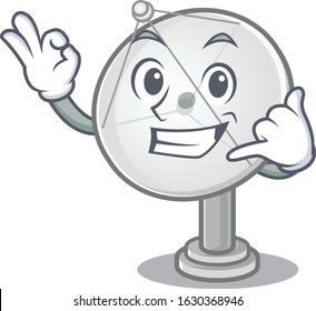 Call me funny satellite dish mascot picture style