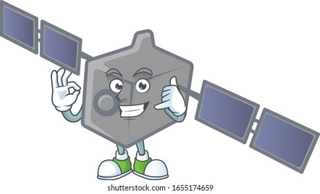 Call me funny satellite network mascot picture style