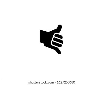 Call Me Hand Vector Flat Icon. Isolated Call Me Hand Gesture Emoji Illustration 