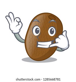 Call me kiwifruit is placed on mascot plate