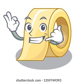 Call me masking tape in a cartoon box