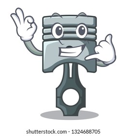 Call me miniature piston in the cartoon shape