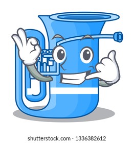 Call me miniature tuba in the shape cartoon
