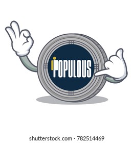 Call me populous coin character cartoon