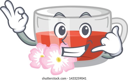 Call me rosehip tea in the character shape